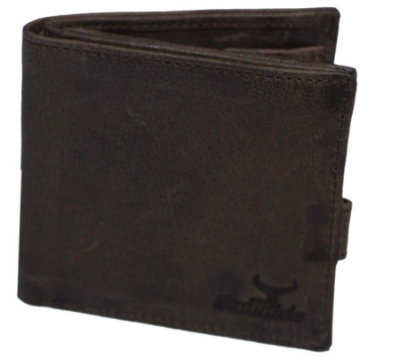 Picture of Men’s Classic Dark Brown Leather Bifold Wallet – Handcrafted
